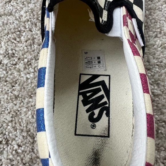 Vans Checkerboard Slip-On Women 7. Almost New! - Picture 4 of 8